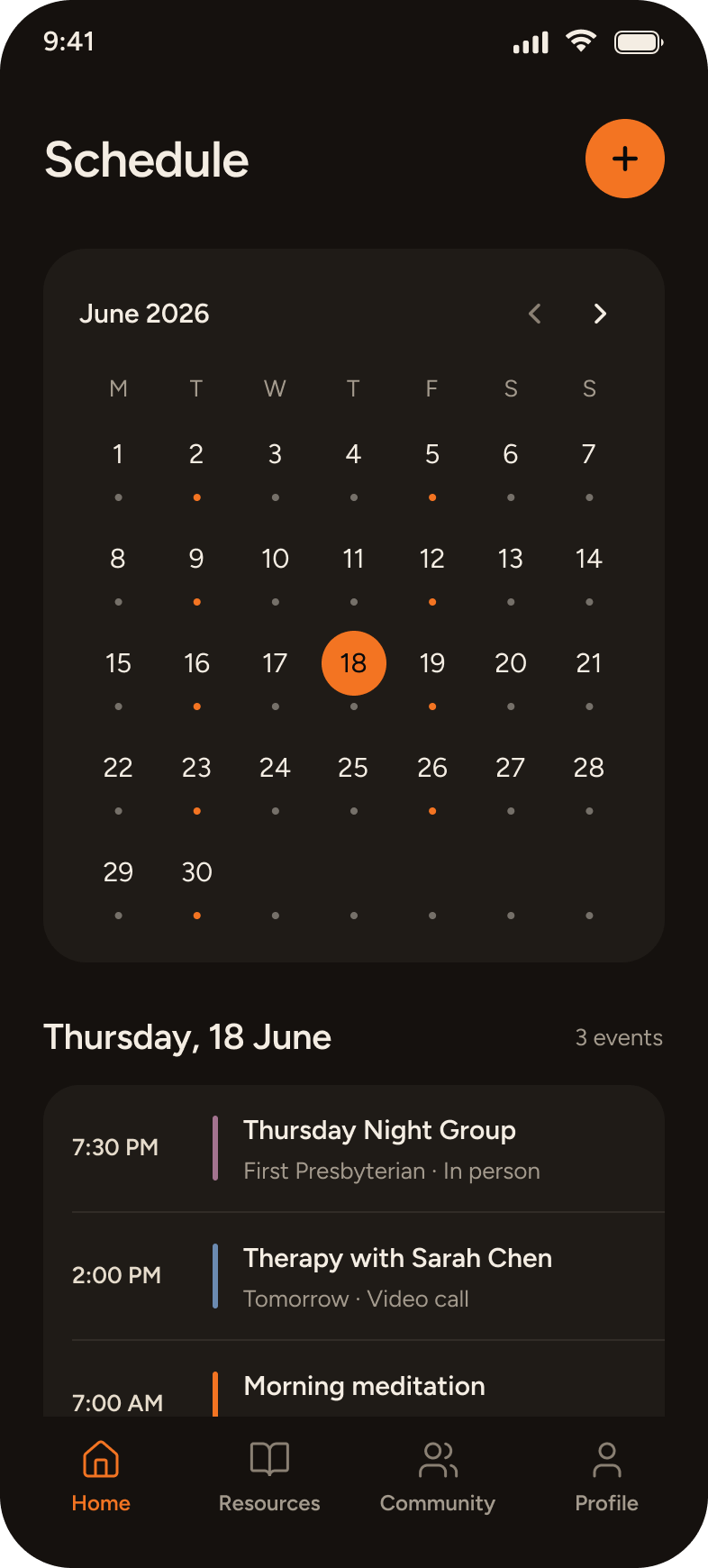 Torch: Schedule