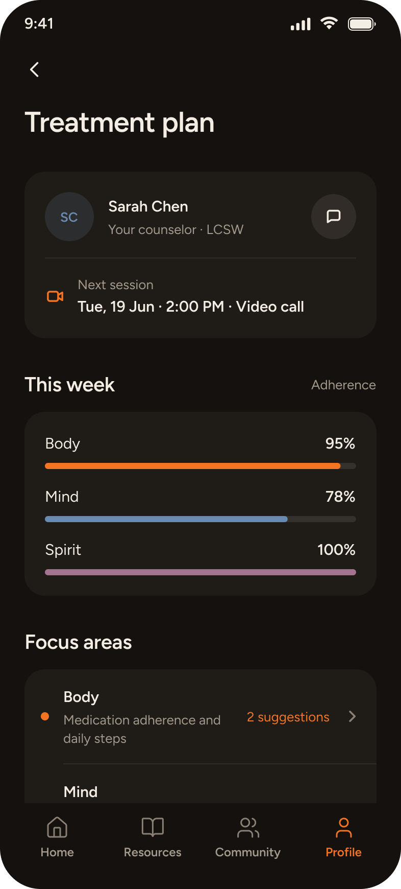 Torch: Treatment Plan