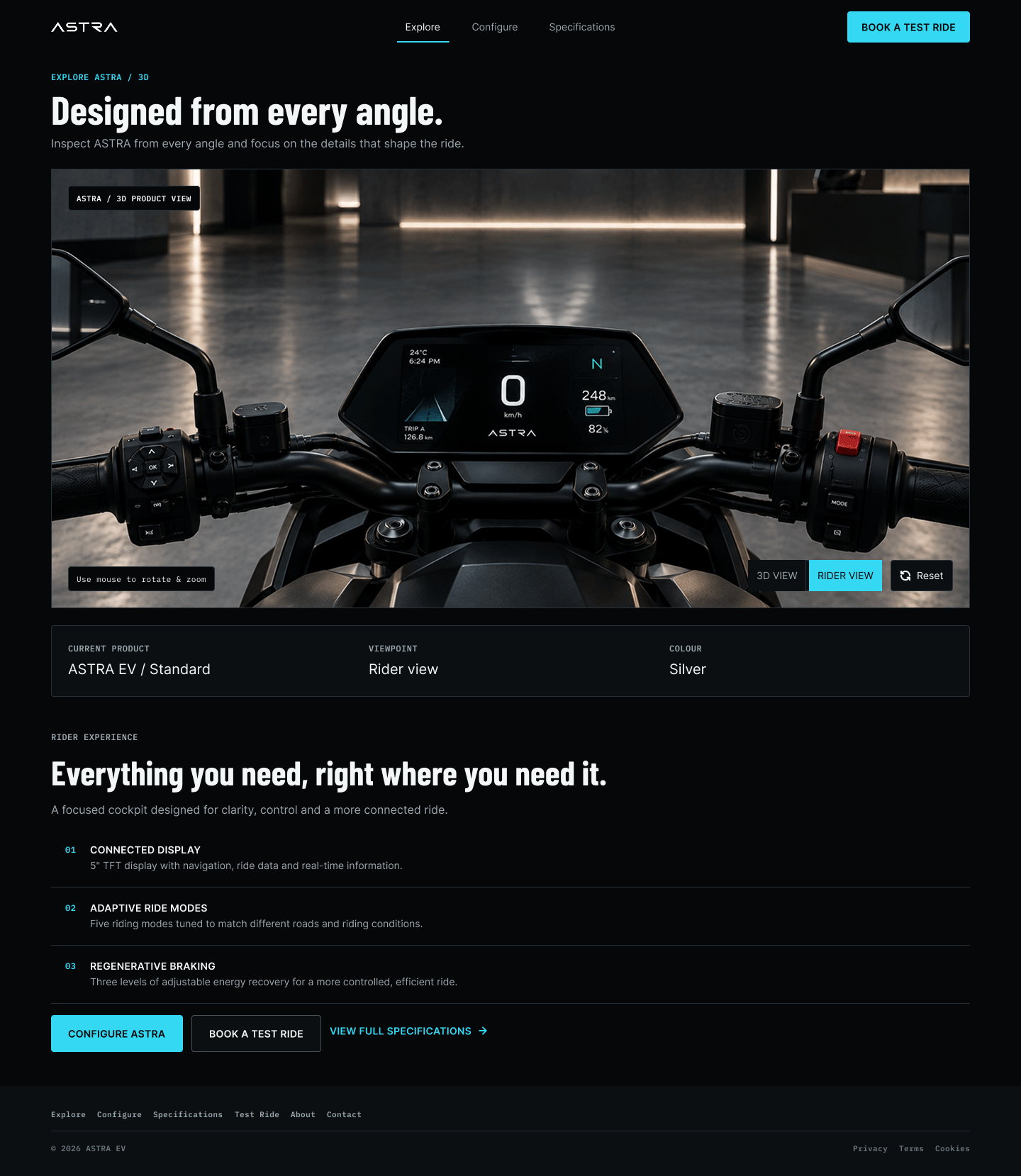 ASTRA, Explore in 3D