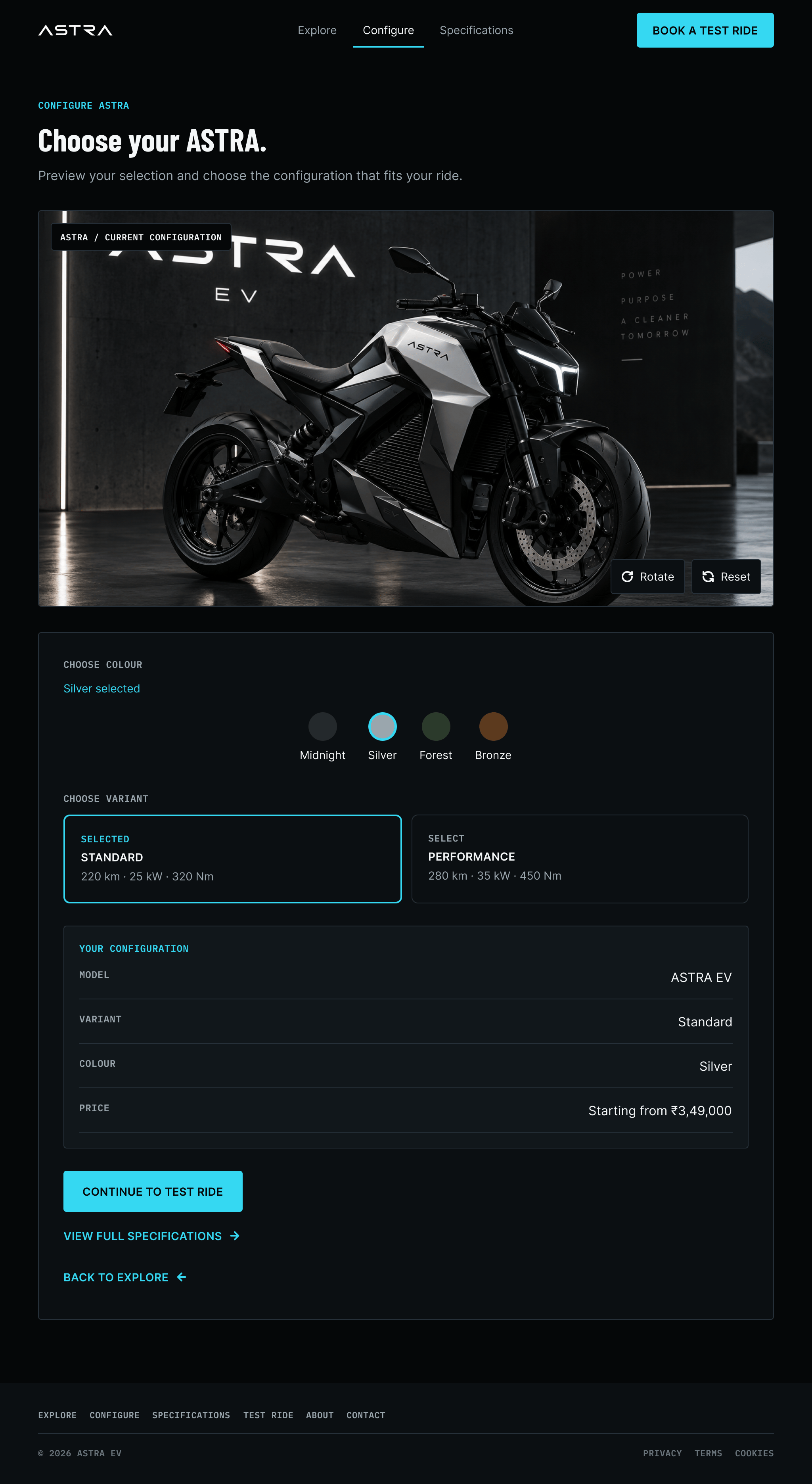 Tablet, Configure