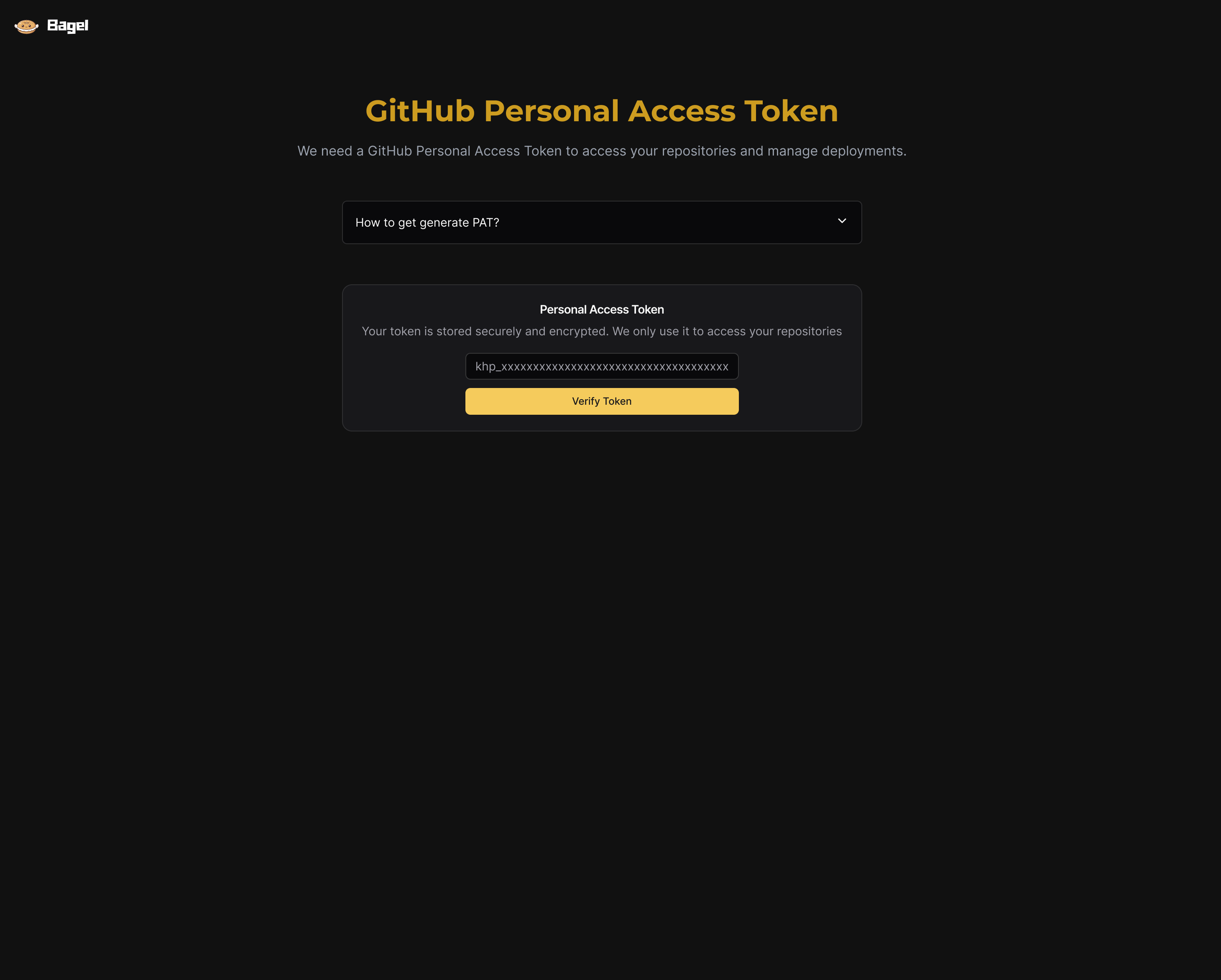 B4 GitHub Personal Access Token