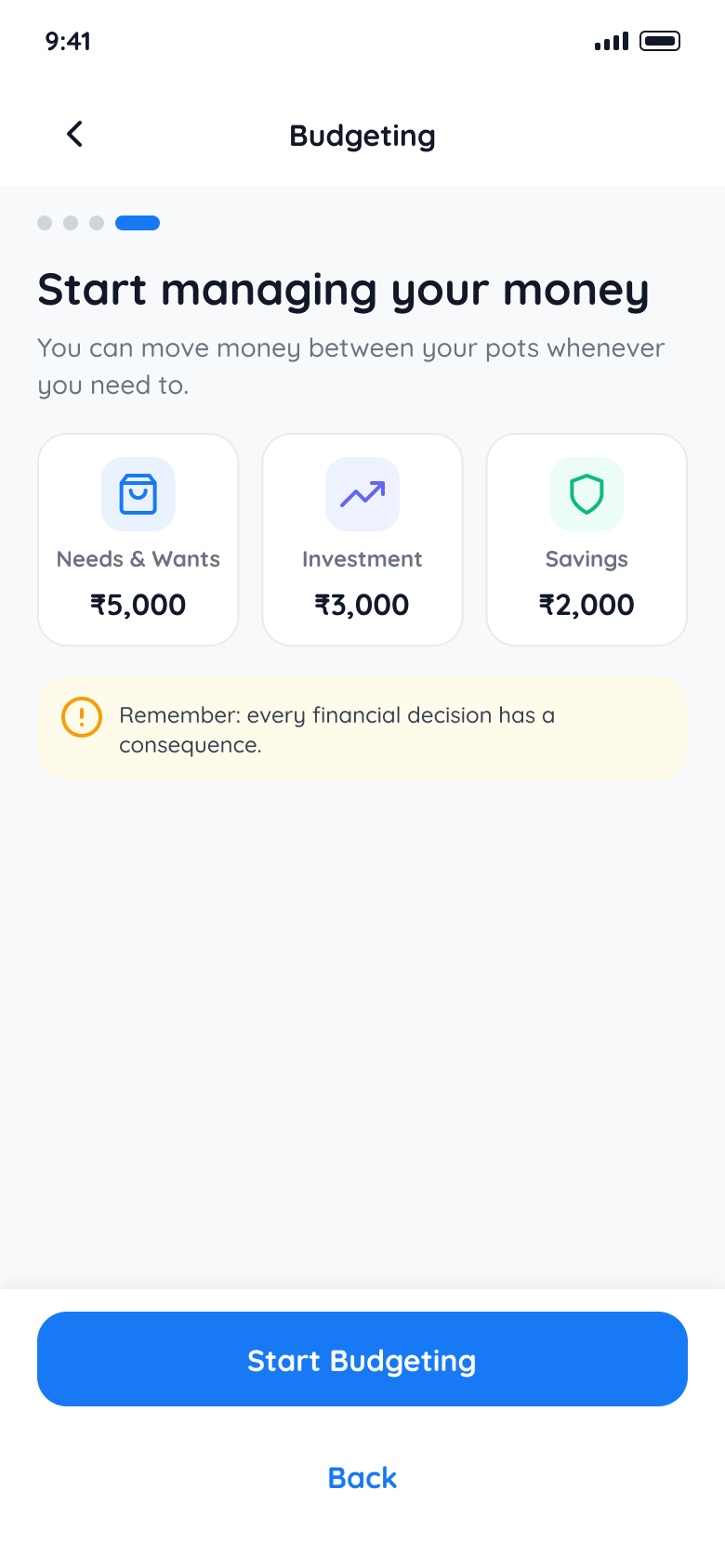 Tutorial Step 4: Start Managing